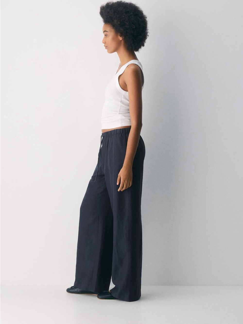 Aritzia Lodge pant cruiselinen dark night navy xs short - Picture 2 of 4